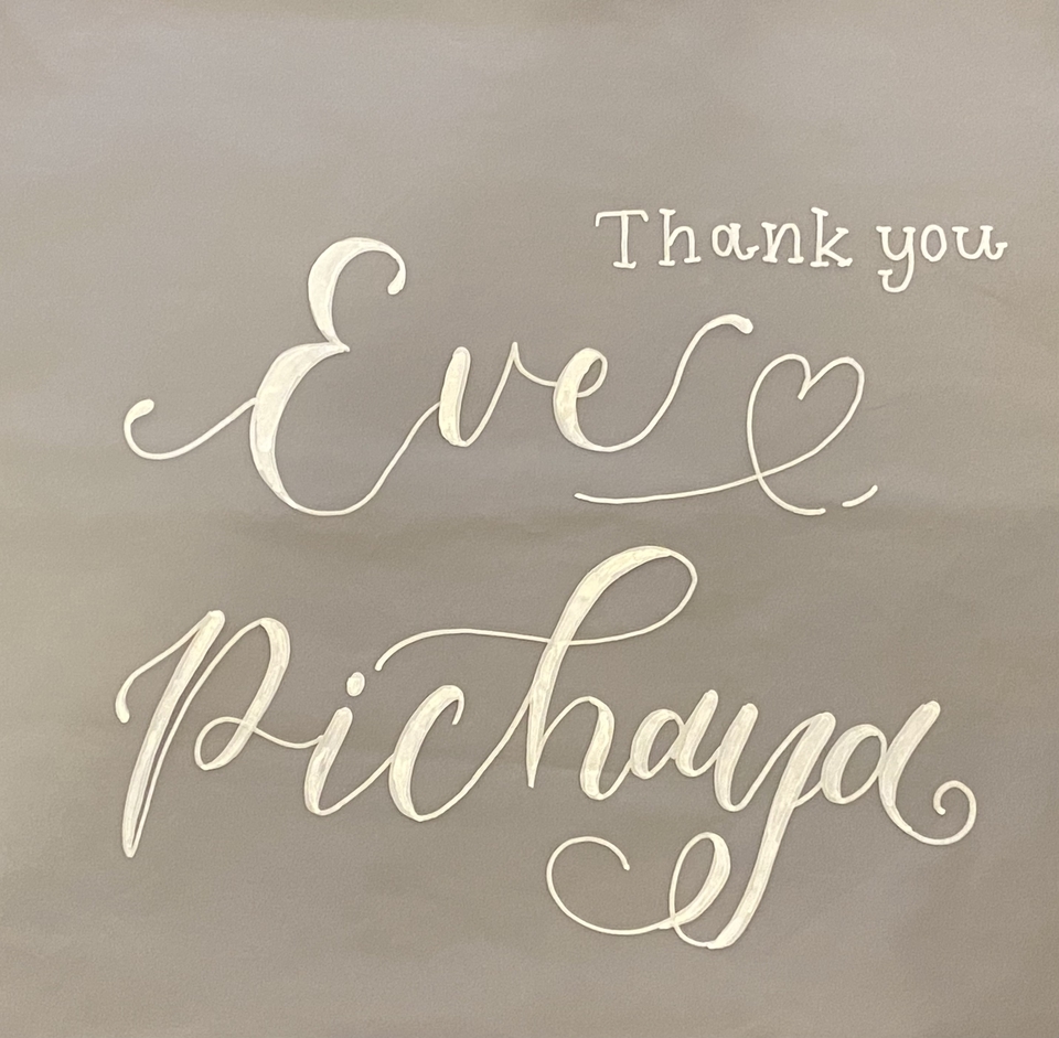วาดภาพประกอบ - เขียน Calligraphy ภาษาอังกฤษด้วยอุปกรณ์ต่างๆเป็นชิ้นงานจริงและไฟล์ดิจิตอล - 28