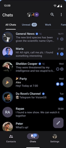 Jasa pembuatan aplikasi android dengan tampilan chat mobile aplikasi.