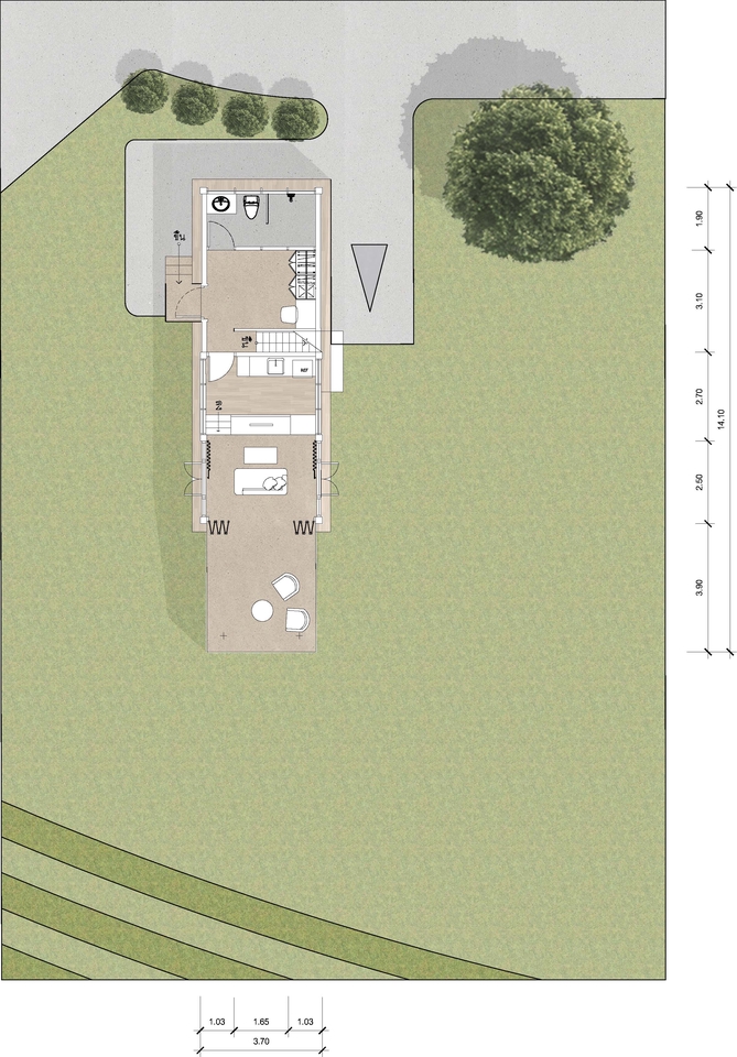 3D Perspective - รับออกแบบ Design/3D Perspective บ้าน ร้านอาหาร บาร์ คา่ฟ่ ภายนอกและภายใน - 25