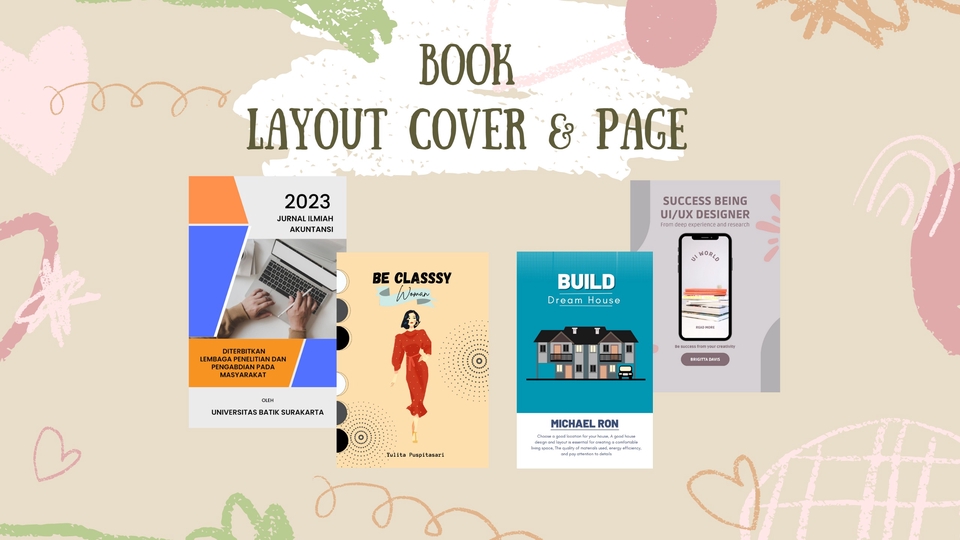 Banner Online - Desain Layout Cover dan Halaman Buku Menarik - 1