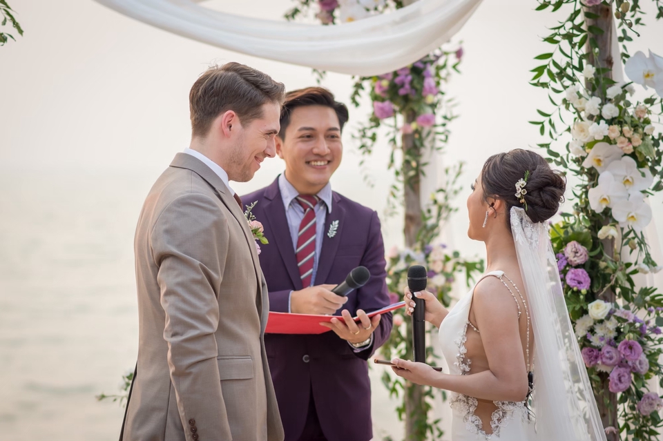 พิธีกร MC - พิธีกรงานแต่งงาน / นายพิธีไทย-จีน / Wedding Celebrant (พิธีแลกแหวน) Vow Ceremony - 14