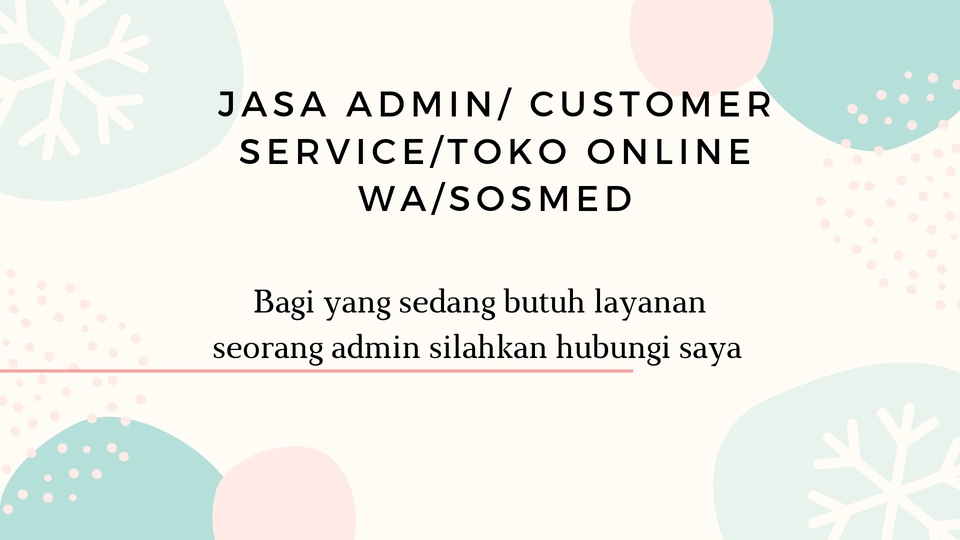 Admin Web & Page - Jasa Admin / customer service online WA/sosmed/marketplace - 1