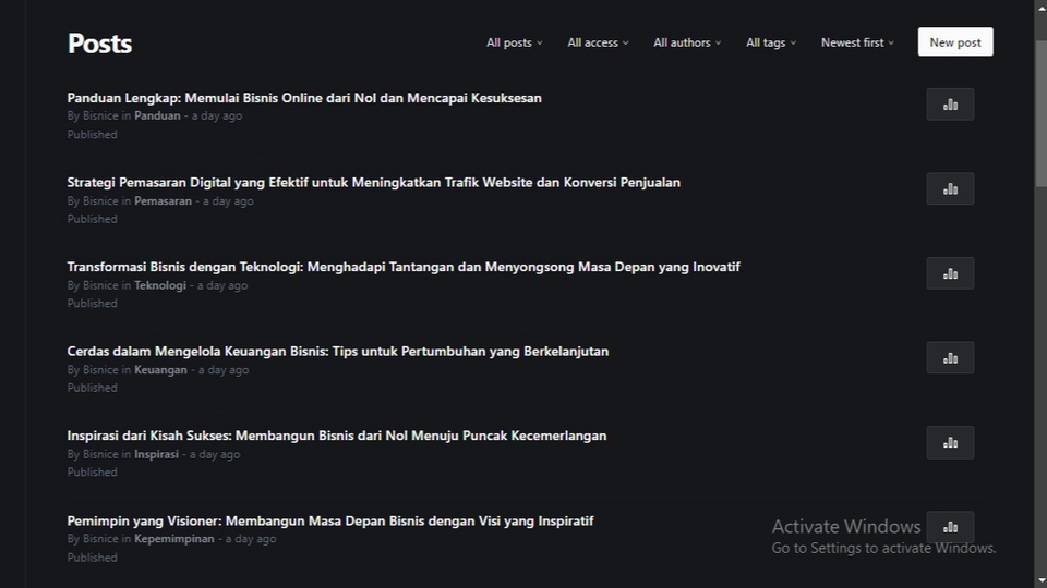 Penulisan Konten - Jasa Penulisan Artikel SEO Profesional. Indonesia / English - 1