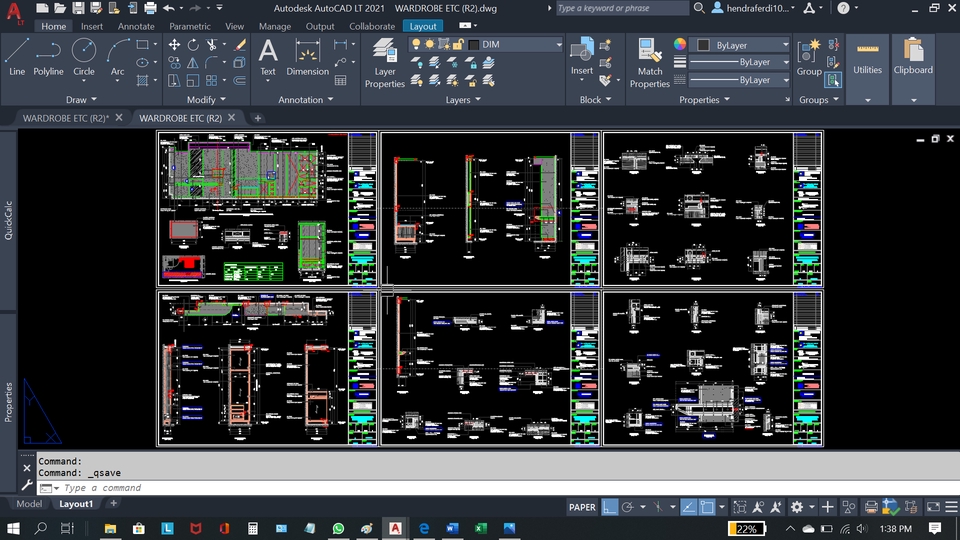 Desain Furniture - Spesialis Gambar Furniture (CAD) 24 Jam Selesai - 3