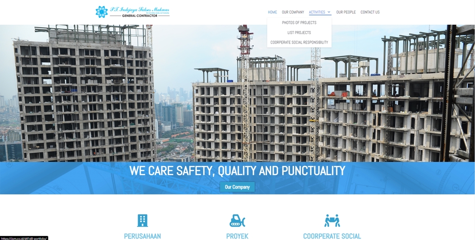 Jasa pembuatan website profesional untuk perusahaan, toko online, dan blog dengan harga terjangkau.