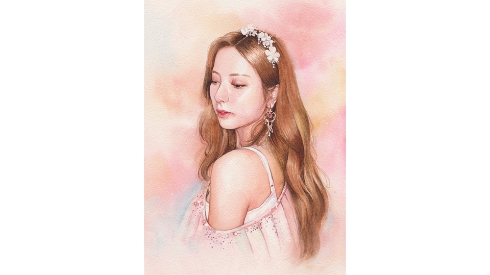 วาดภาพเหมือน Portrait - รับวาดภาพเหมือนสีน้ำ Portrait คน สัตว์ ดอกไม้ วิว - 1