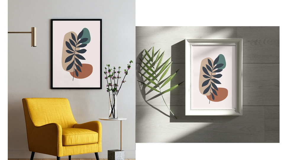 Banner Online - Desain Poster Wall art dengan Boho Style - 3