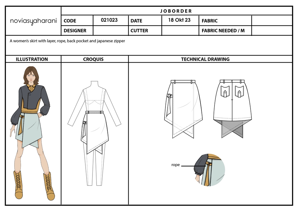 Fashion Illustrator, Fashion Design, Technical Drawing and Fabric ...