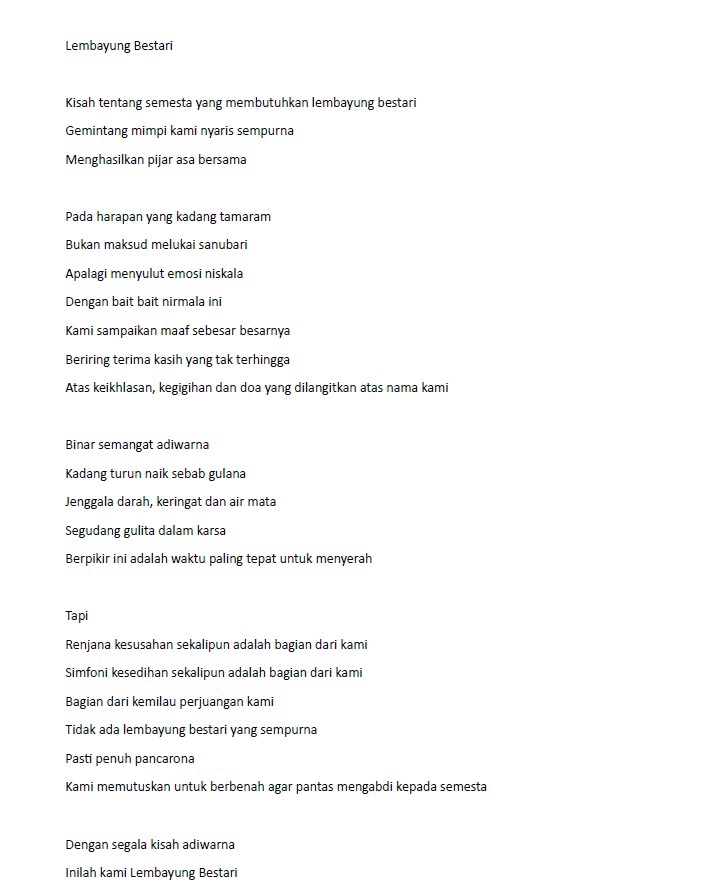 Penulisan Konten - Jasa Membuat Puisi dan Lirik Lagu - 3