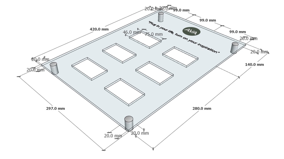 บริการออกแบบอะคริลิครูปแบบต่างๆ (Acrylic Trophy Award/Stand/standee /Die-Cut/Tray)
