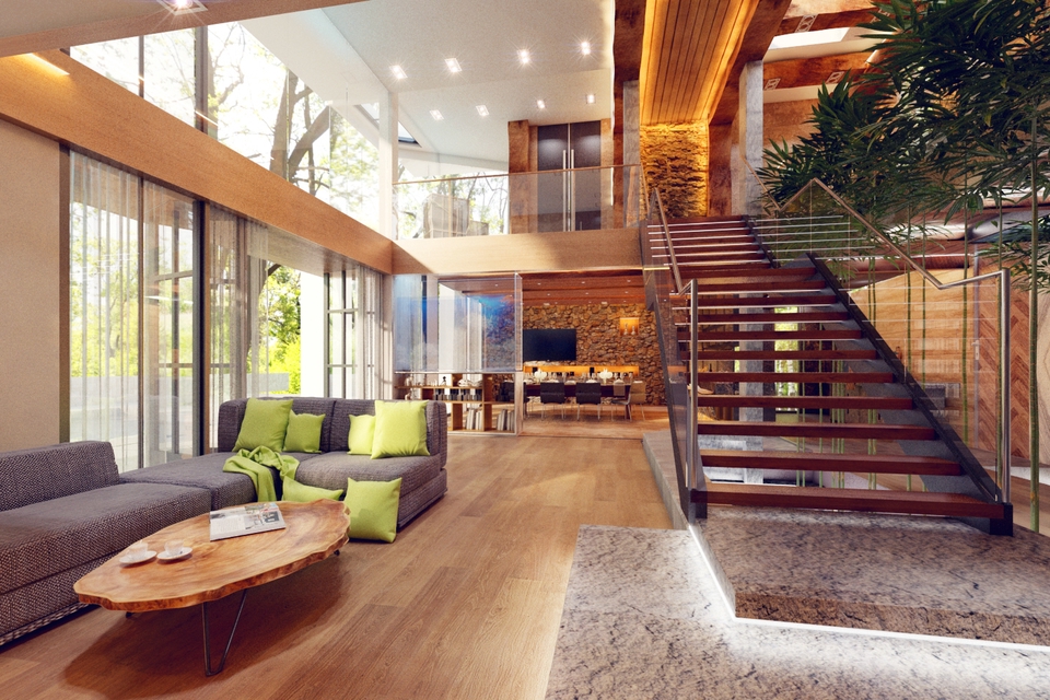 3D Perspective - ออกแบบ ทำภาพ 3D Perspective งานภายใน Interior - 8