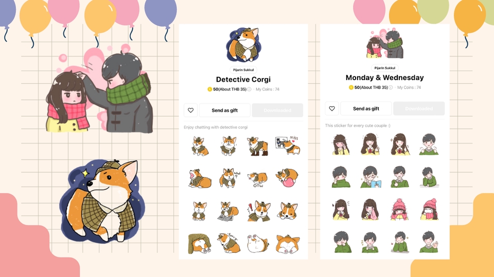 ออกแบบ LINE Sticker - ออกแบบ Sticker LINE เพื่อใช้โปรโมทแบรนด์หรือสินค้า - 4