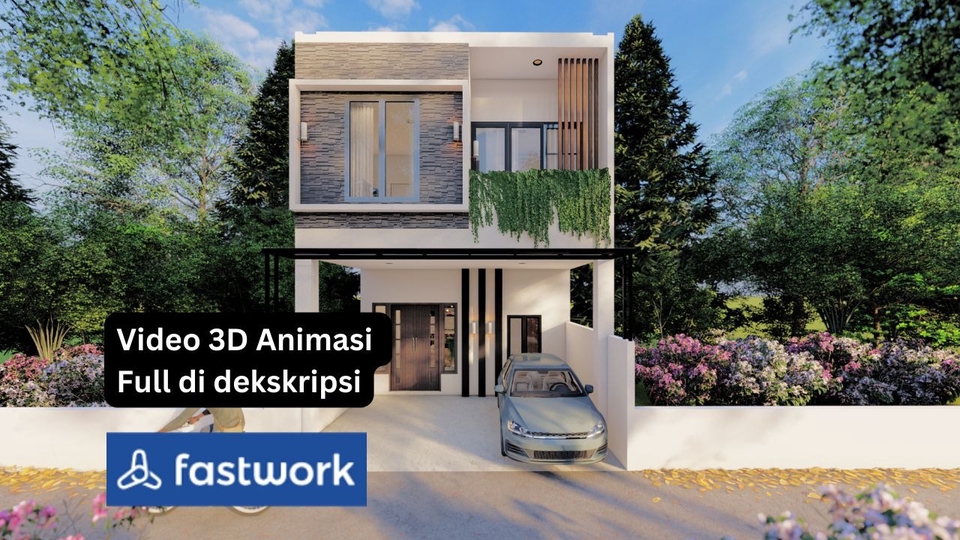 3D & Animasi - TERMURAH - 3D Animasi Rumah - 1