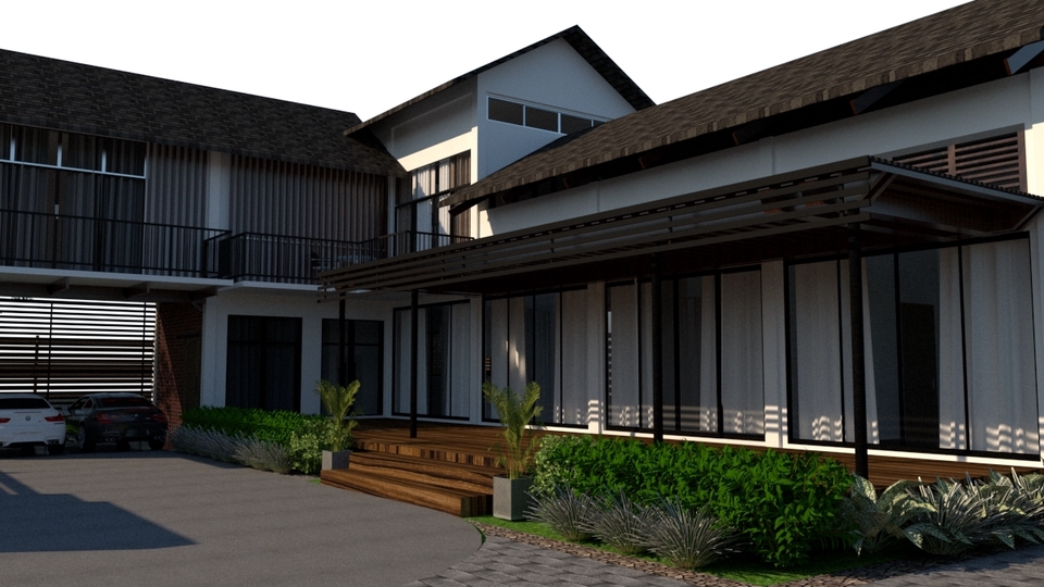 ออกแบบตกแต่งภายในและภายนอก - รับออกแบบ Exterior & Interior / 3D Perspective - 4
