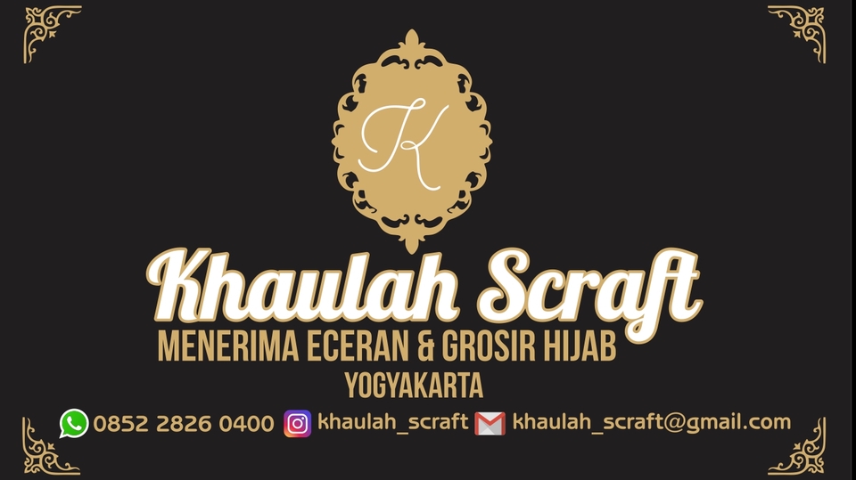 Digital Printing - design kartu nama elegan - 1