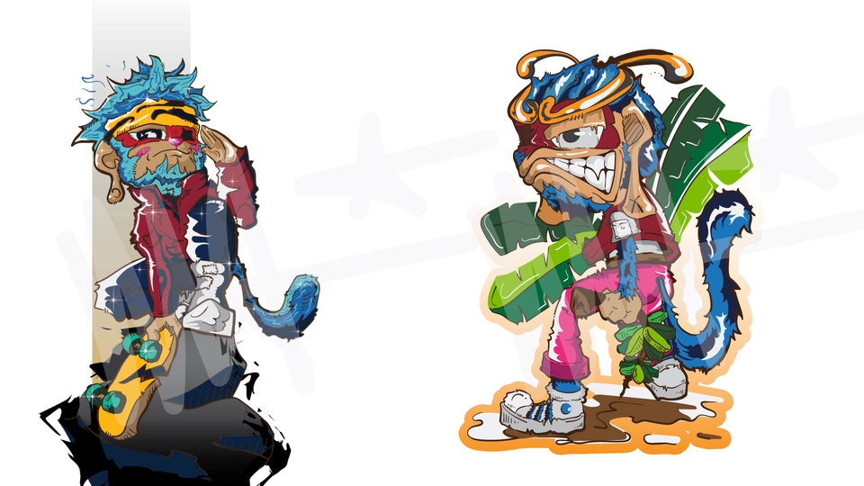 ออกแบบ Character & Mascot - ออกแบบการ์ตูนคาเเรคเตตอร์ การ์ตูนน่ารักๆ - 3