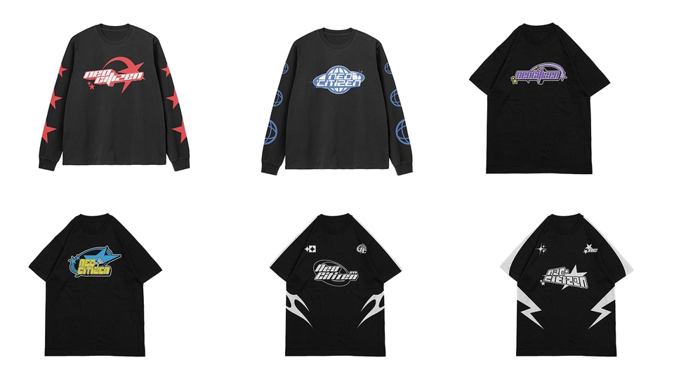 Desain kaos distro pria dengan berbagai model dan warna