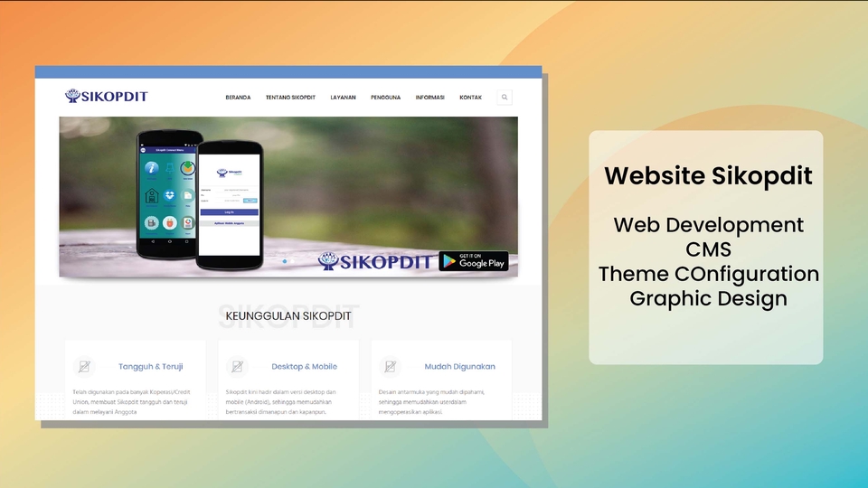 Web Development - Jasa Pembuatan Website Wordpress | Company Profile, Sekolah, Blog, Koperasi - 1