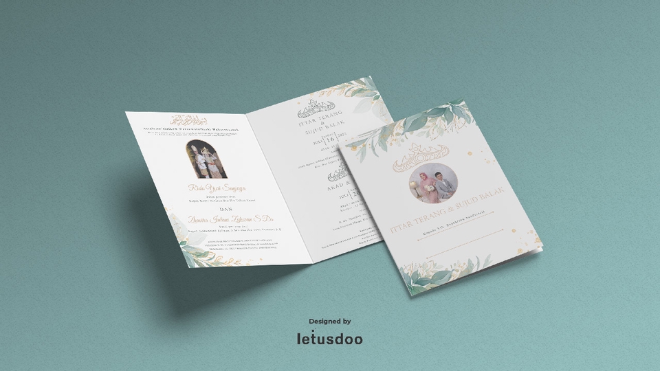 Kartu Ucapan & Video - Desain Undangan, Ucapan Simpel & Elegan (BISA 1 HARI JADI) - 3