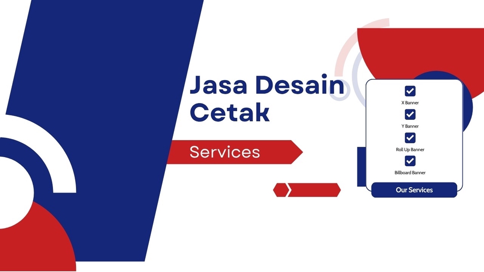 Jasa Desain Cetak: Spanduk, Banner, X Banner, Y Banner, Kartu Nama, Brosur, Billboard.  Desain Digital Printing. Harga terjangkau.