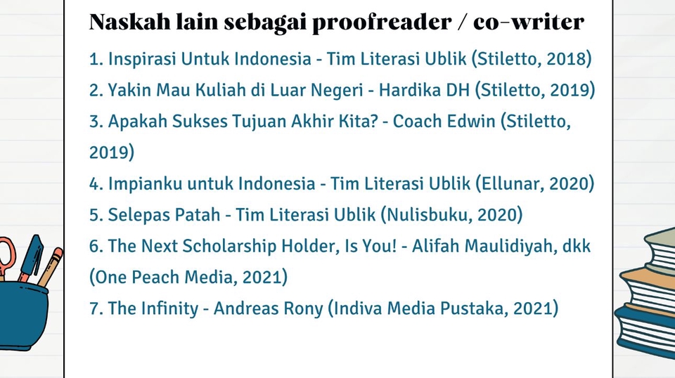Penulisan Buku - Jasa Menulis Buku & E-book Terbaik (Penulis Profesional) - 9