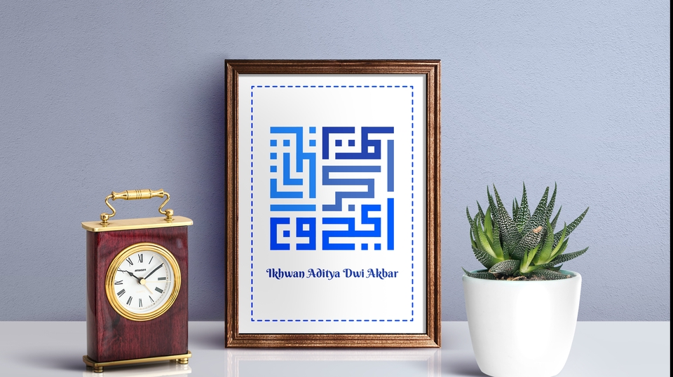 Jasa Lainnya - DESAIN KALIGRAFI KUFI - 1