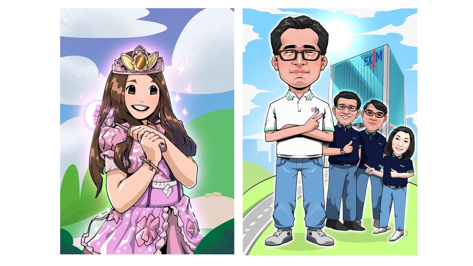 วาดภาพล้อเลียน - ภาพล้อเลียนแบบการ์ตูน - 18