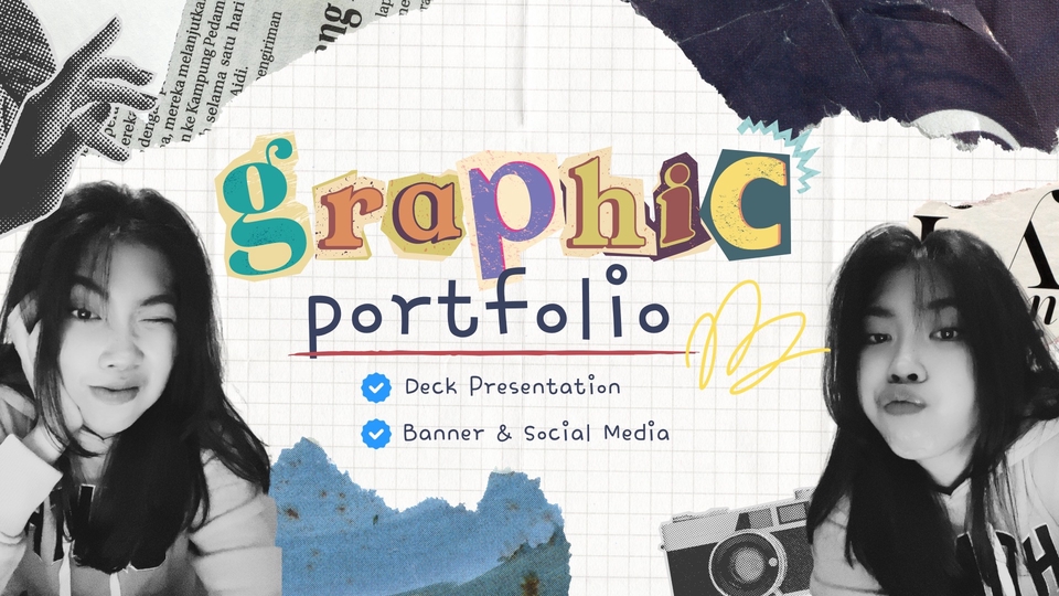 Jasa pembuatan slide presentasi untuk powerpoint dan banner media sosial.