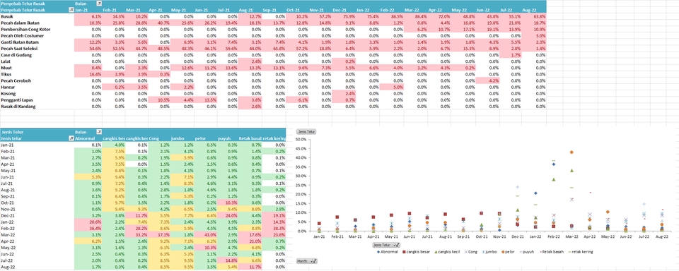 Pengetikan Umum - visualisasi data excel, sesuai request - 2