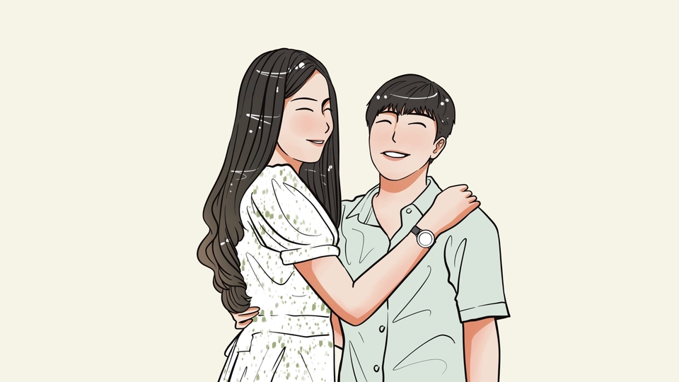 วาดภาพการ์ตูน - รับวาดภาพการ์ตูน มินิมอล - 1