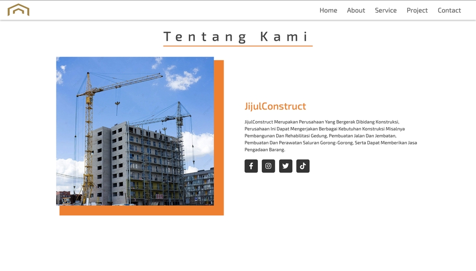 Jasa pembuatan website profesional dengan design modern untuk perusahaan dengan harga terjangkau dan layanan berkualitas.