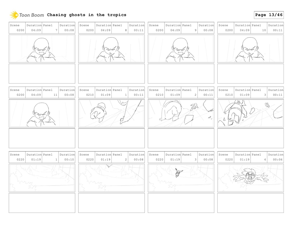 วาด/ออกแบบสตอรี่บอร์ด - รับวาด Storyboard/ Beatboard/ Animation/ Movie - 15