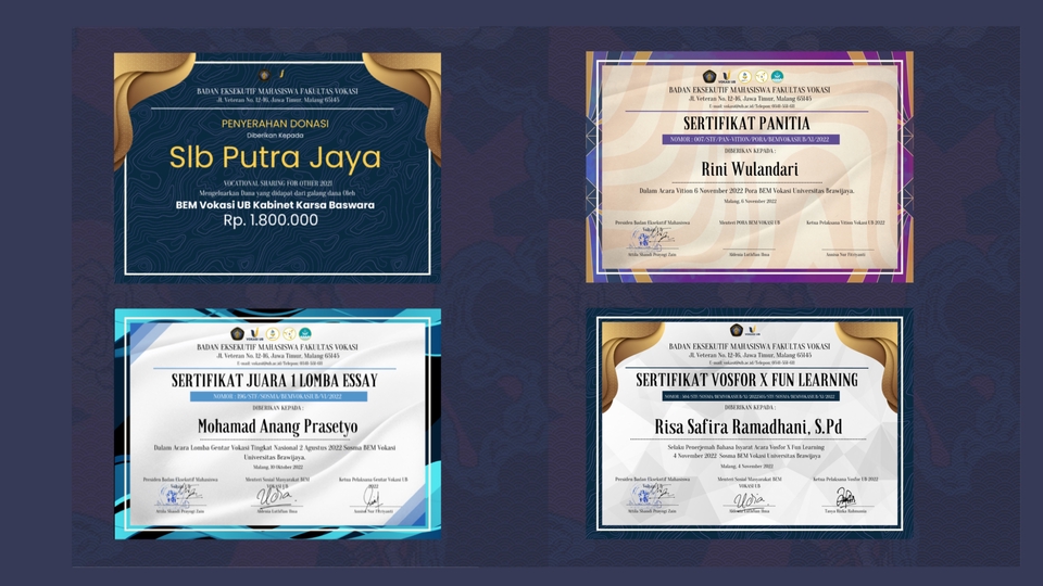 Digital Printing - Jasa Pembuatan Desain Poster, Banner dan Sertifikat - 3