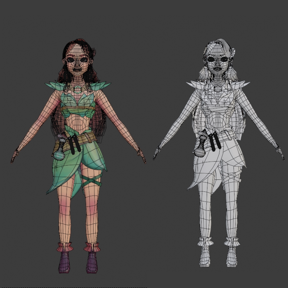 3D & Animasi - 3d character modelling for game and animation - 4
