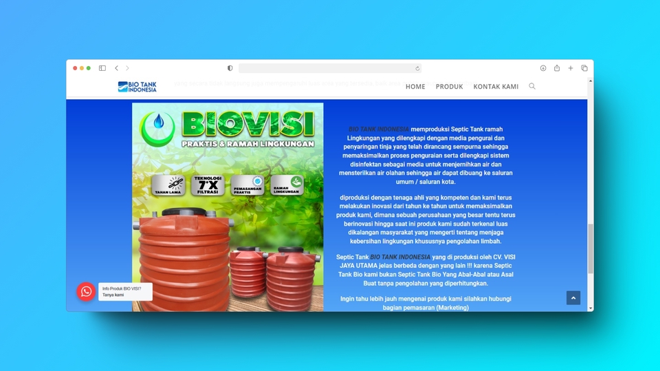 Jasa pembuatan website profesional untuk perusahaan, website toko online, blog dan berbagai keperluan bisnis. Layanan web development terbaik dengan harga terjangkau.