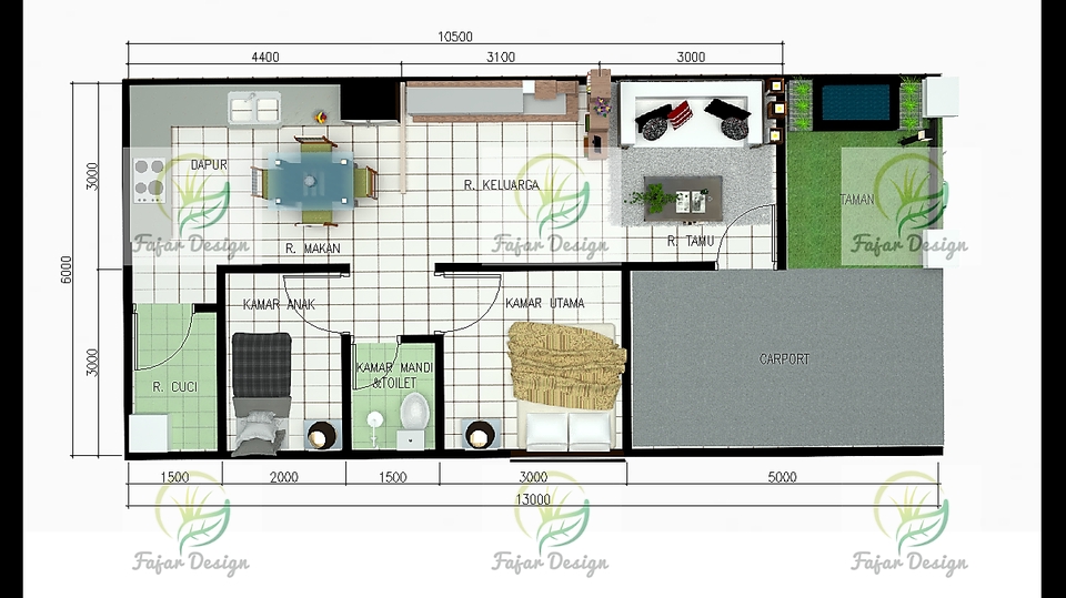 CAD Drawing - Desain Bangunan Atau Gambar Kerja Dalam Bentuk 2D - 1