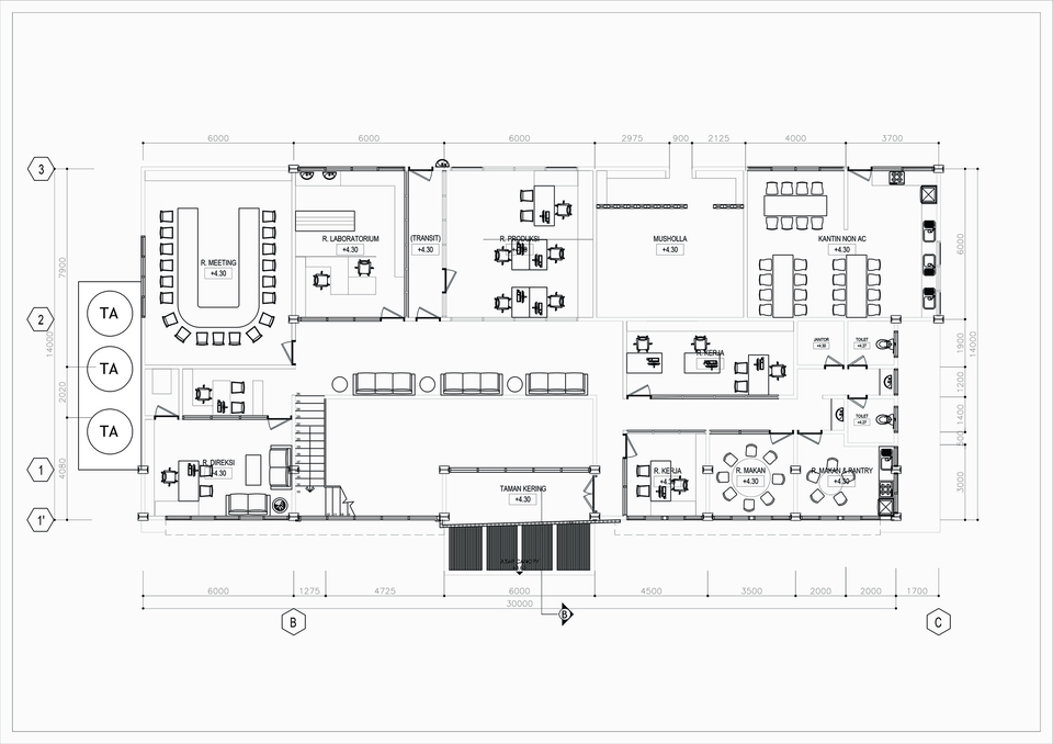 CAD Drawing - CAD SHOP DRAWING / AS BUILT DRAWING, 3 HARI PENGERJAAN DENGAN HARGA 25RB/M2 - 2