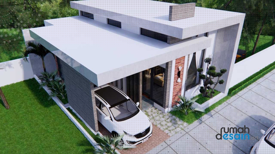 3D & Perspektif - Desain Rumah Modern Minimalis, Cafe, Villa, Restoran. Selesai 1 hari - 15