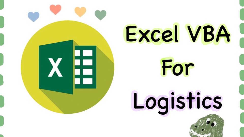 Desktop Application - รับเขียนและออกแบบ Excel VBA ที่ช่วยในการทำงานด้านโลจิสติกส์ - 1