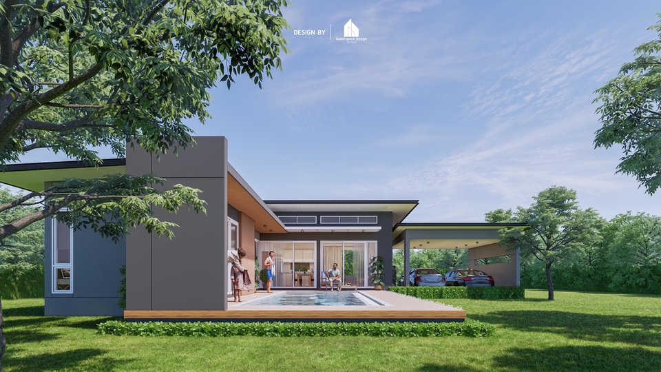 ออกแบบตกแต่งภายในและภายนอก - DESIGN I DRAWING l 3D RENDER I BOQ I SITE SURVEY I - 15
