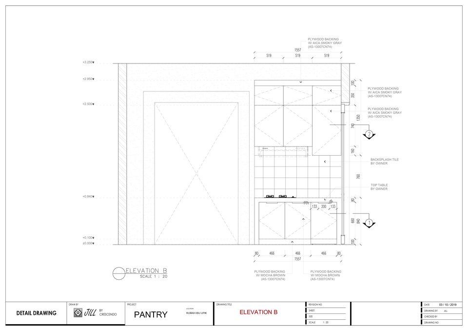 CAD Drawing - CAD Drawing / Jasa Gambar Kerja Furniture Dan Interior Dalam 1 Hari  - - 5