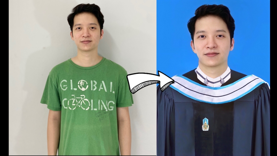 ไดคัท & Photoshop - ไดคัทลบพื้นหลัง ตัดต่อรูปสมัครงาน รูปรับปริญญา เป็นตัวช่วยให้คนทำงานได้ง่ายยิ่งขึ้น - 3