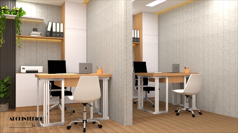 3D & Perspektif - Desain Interior Rumah, Kantor, Cafe - 4