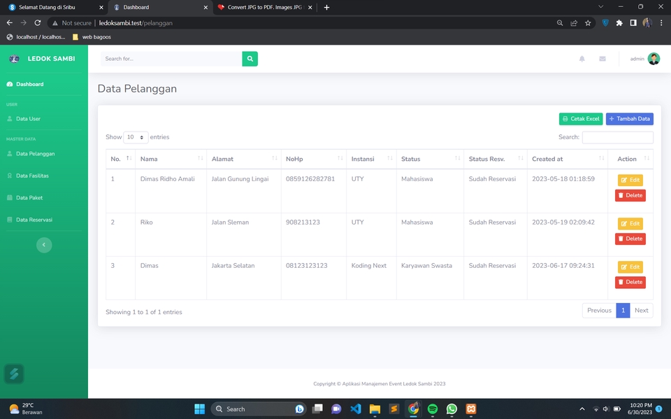 Pembuatan Website Frontend / Backend