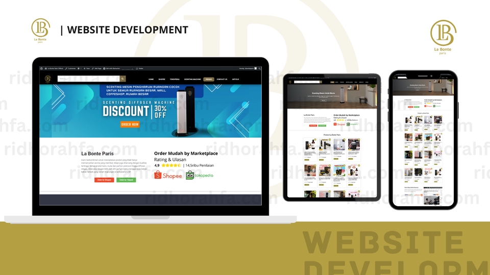 Jasa pembuatan website profesional dengan desain modern dan responsive untuk meningkatkan bisnis Anda.