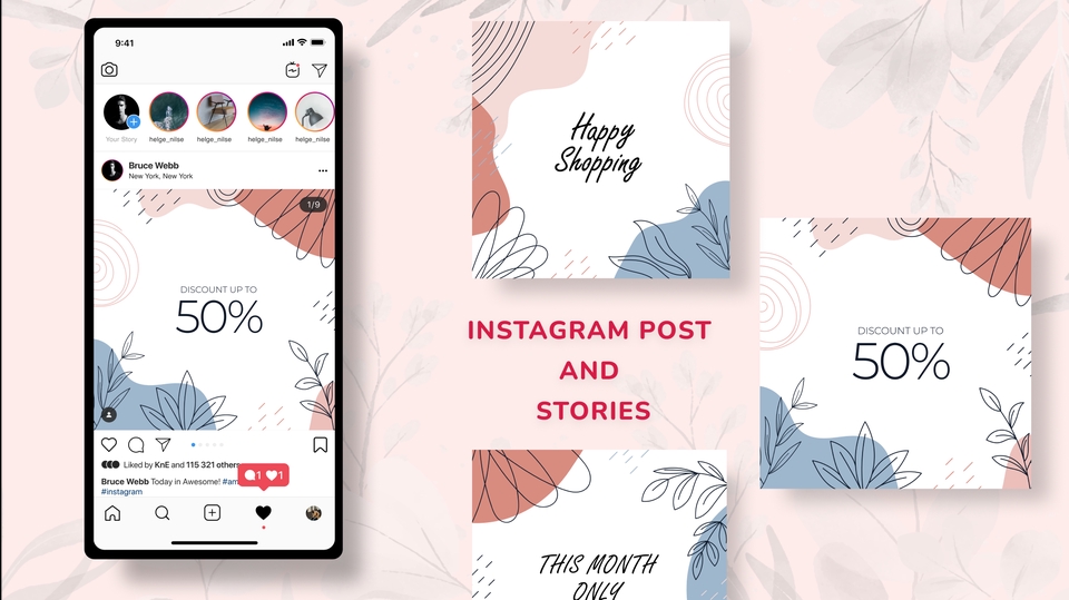 Banner Online - INSTAGRAM POST FEEDS DESIGNS - 1