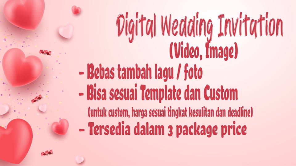 Motion Graphics - Wedding Digital Invitation with Smooth Animasi and Luxury - 1