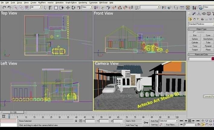 3D & Perspektif - Jasa Desain Rumah Tinggal dan Bangunan Lainya ( 4-5 hari selesai ) - 2