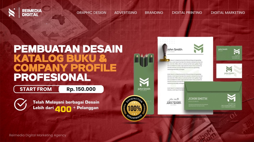 Jasa Desain CV (Curriculum Vitae) & Portofolio - DESAIN COMPANY PROFILE
