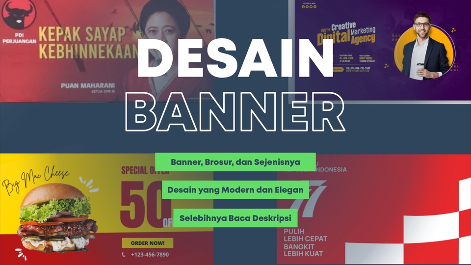 Banner Online - BANNER, SPANDUK, BROSUR MODERN - 1